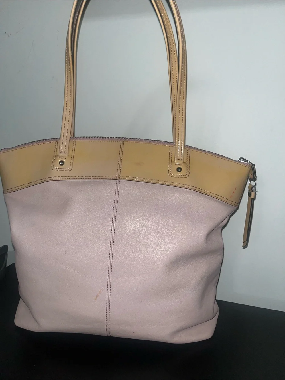 Coach Signature Laura Tote - Tattersall Interior Lining